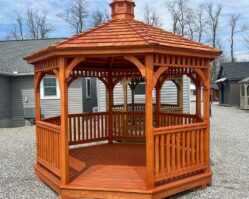 12' Outdoor Octagon Wood Gazebo