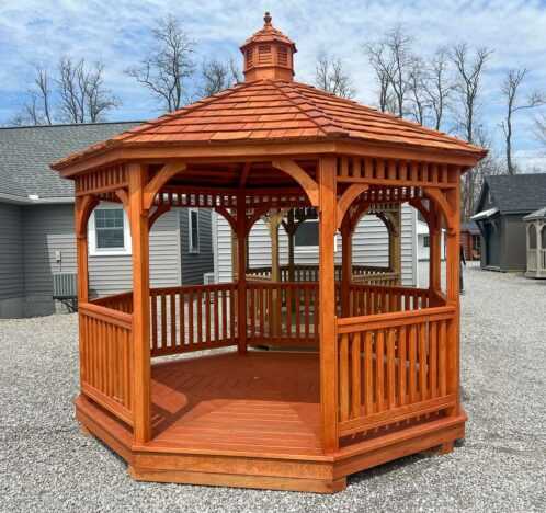 12' Outdoor Octagon Wood Gazebo