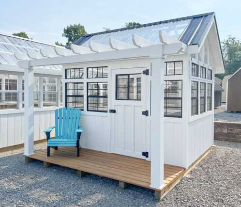 8x10 Potting Shed With Porch