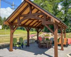 14x20 Timber Bridge Pavilion