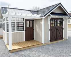 10x18 Farmhouse Garden Shed