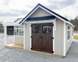 10x18 Farmhouse Garden Shed