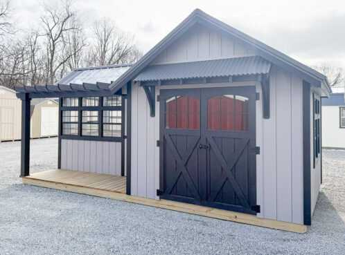 10'x20' Farmhouse Garden Shed